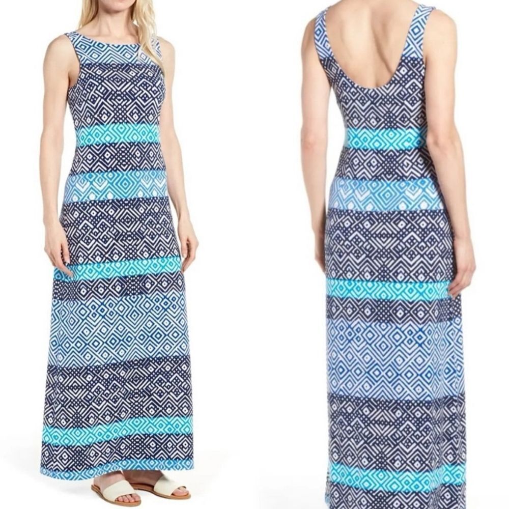 Tommy Bahama Geometric Maxi Dress